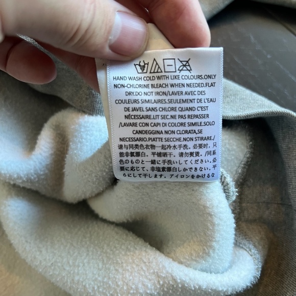 Essentials Fear Of God Unisex Sweatshirt Hoodie 3D Logo GREY LARGE RN090233 - Picture 8 of 10